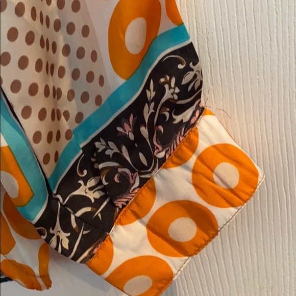 Kaktus L women’s multi color print blouse top - Picture 5 of 8